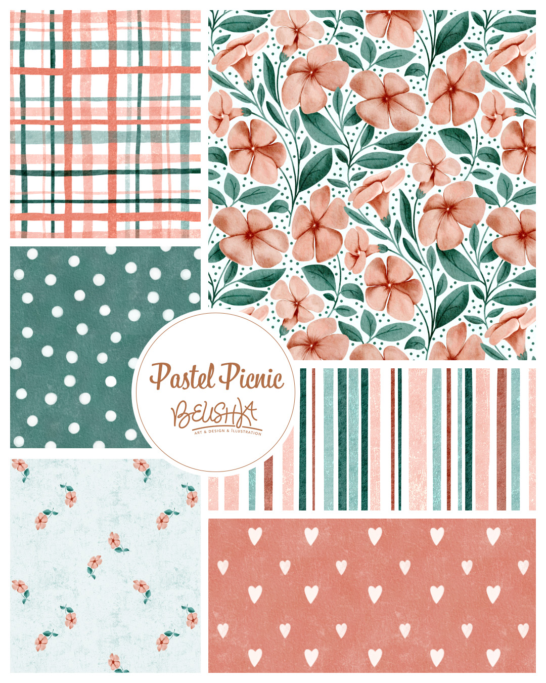 Collection page of pattern design