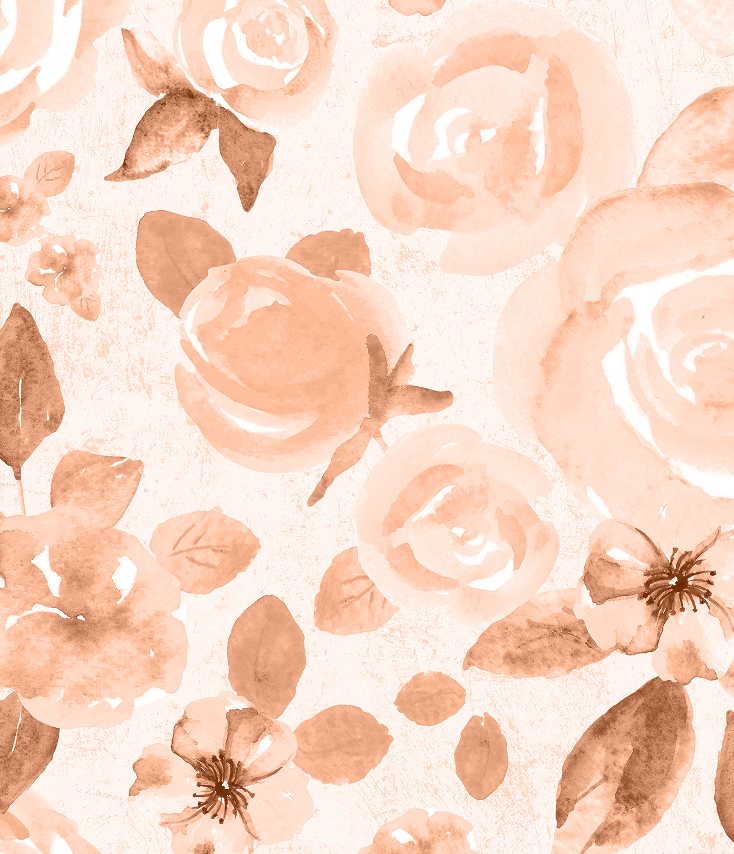 Detail of hand-painted pattern design