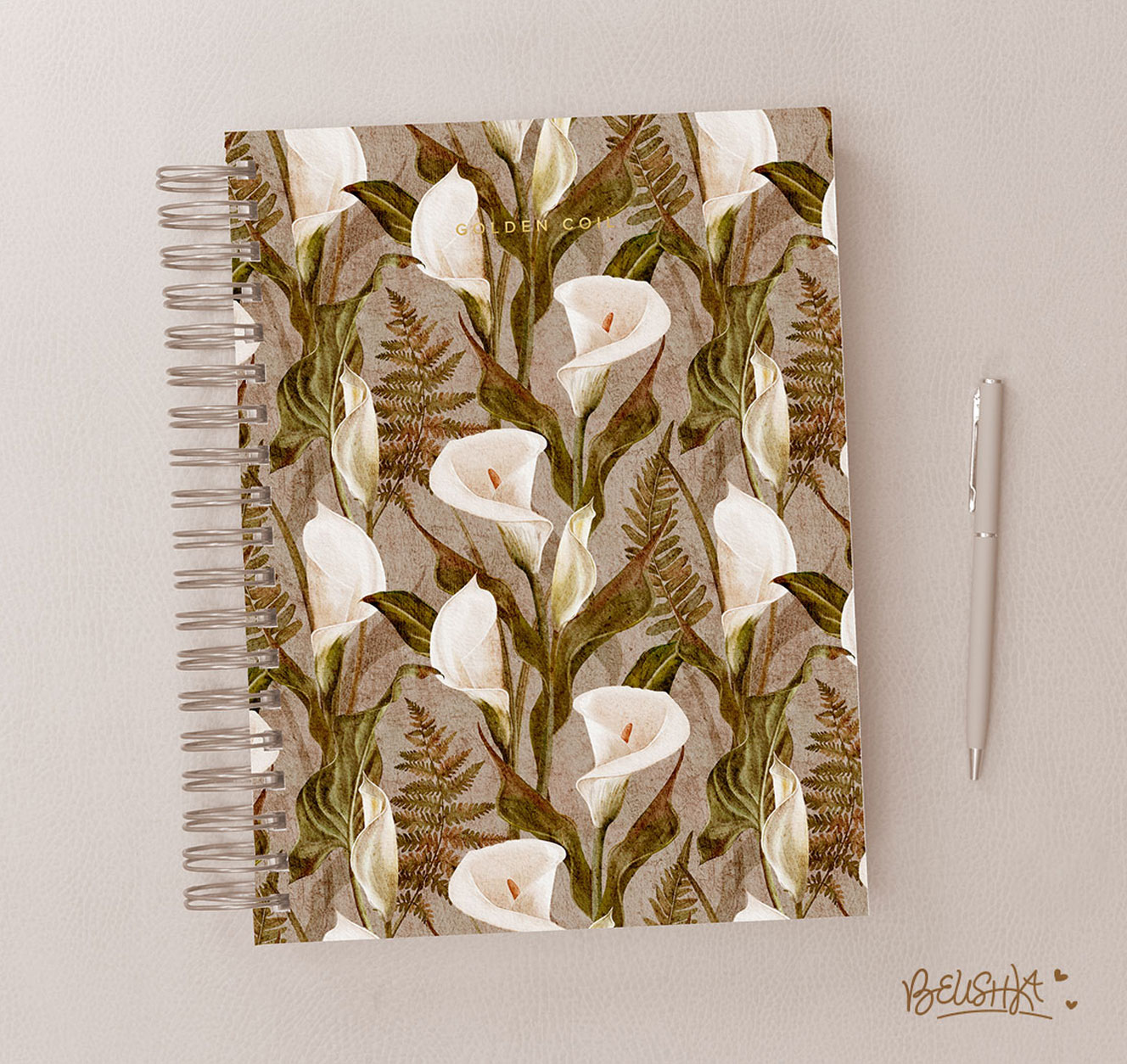 calla-lily-pattern-on-notebook-mockup-by-beushka